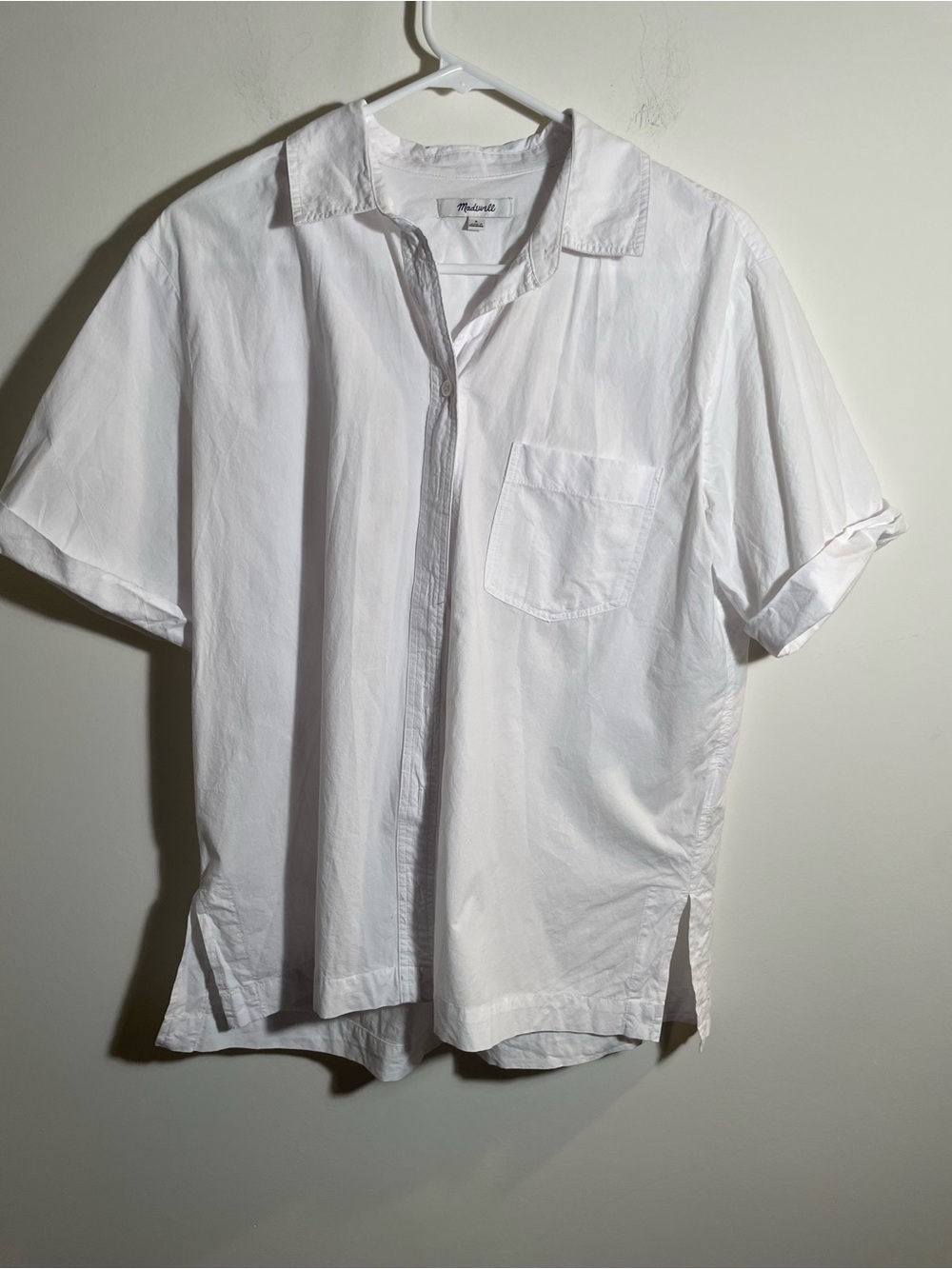 Madewell 100% cotton button down shirt s